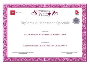 IX Selezione Vini Toscana 2008 - Ca e Ca Riserva, Podere Fedespina